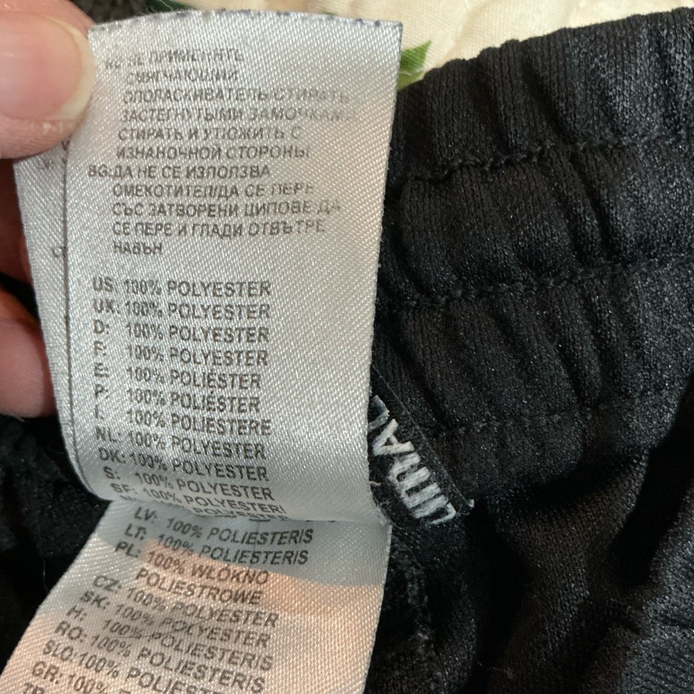 🤎 Adidas Black and White Pants - Youth Large - Picture 7 of 8